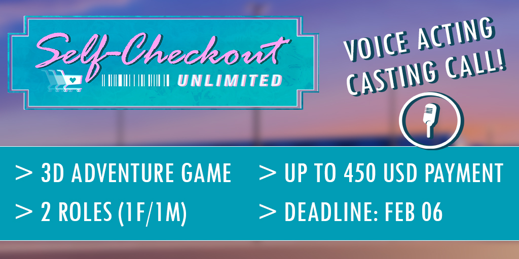 Self-Checkout Unlimited voice acting announcement