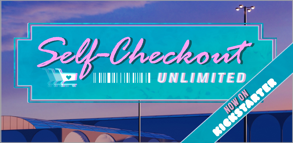 Self-Checkout Unlimited key visual with kickstarter banner