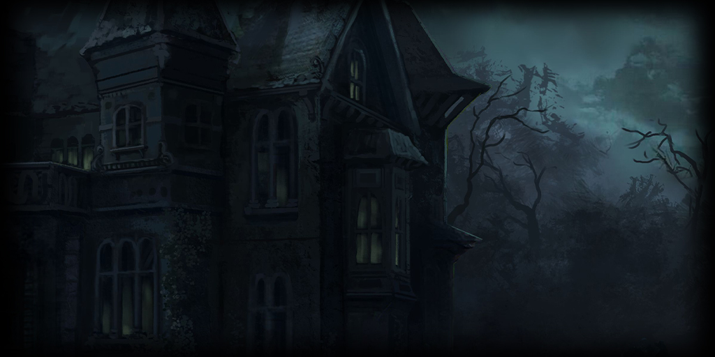 dark manor BG in a forest