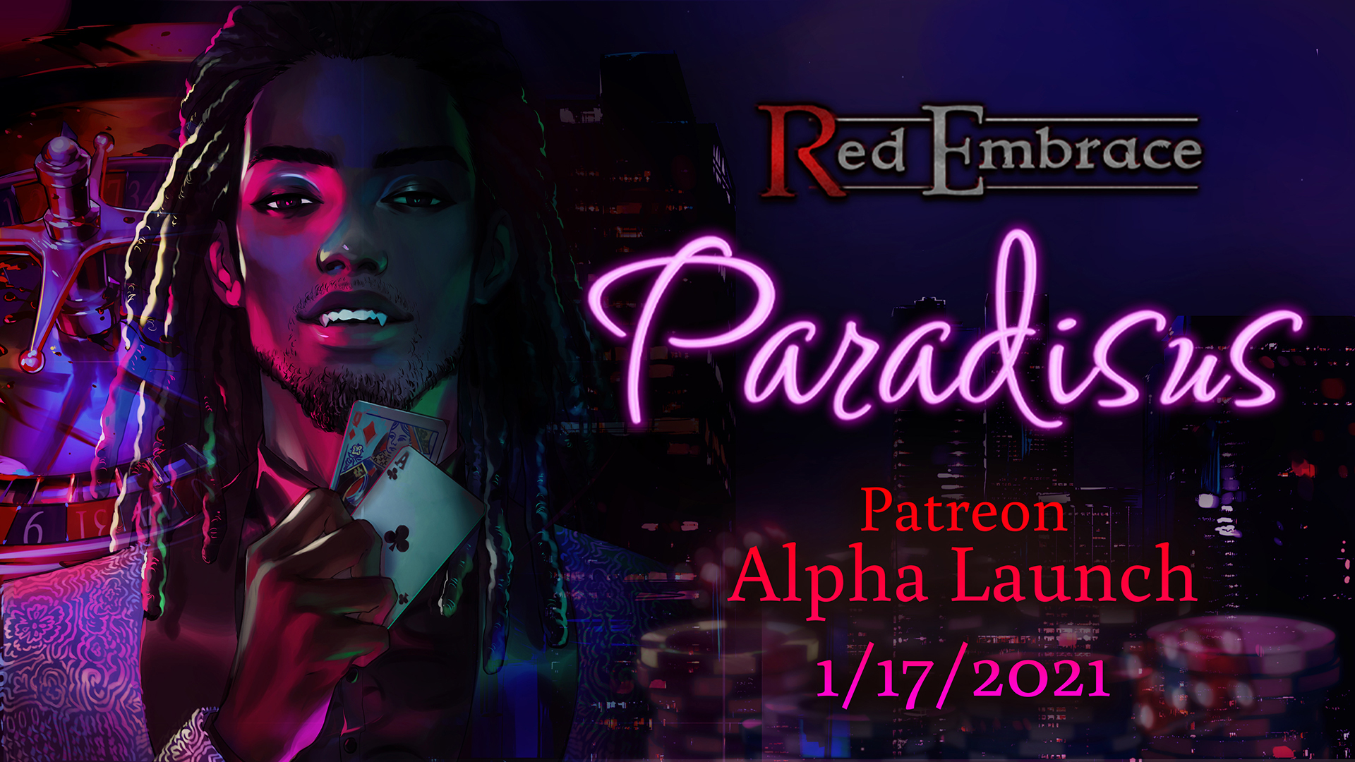 RE:P Logo with the words 'Patreon Alpha Launch 1/17/2021'